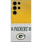 NFL Green Bay Packers White Striped Galaxy S25 Ultra Skin